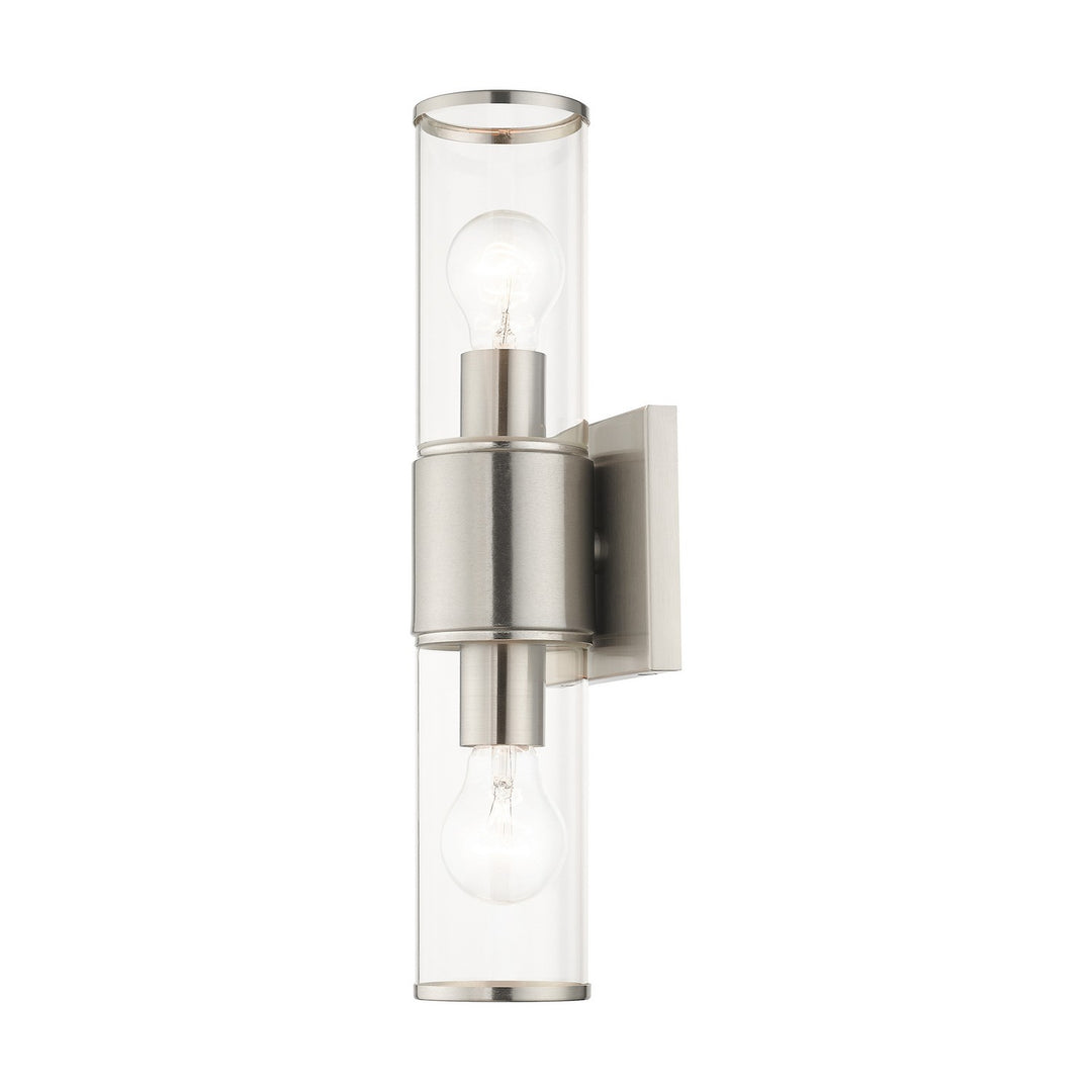 Livex Quincy 17142-91 Wall Sconce Light - Brushed Nickel