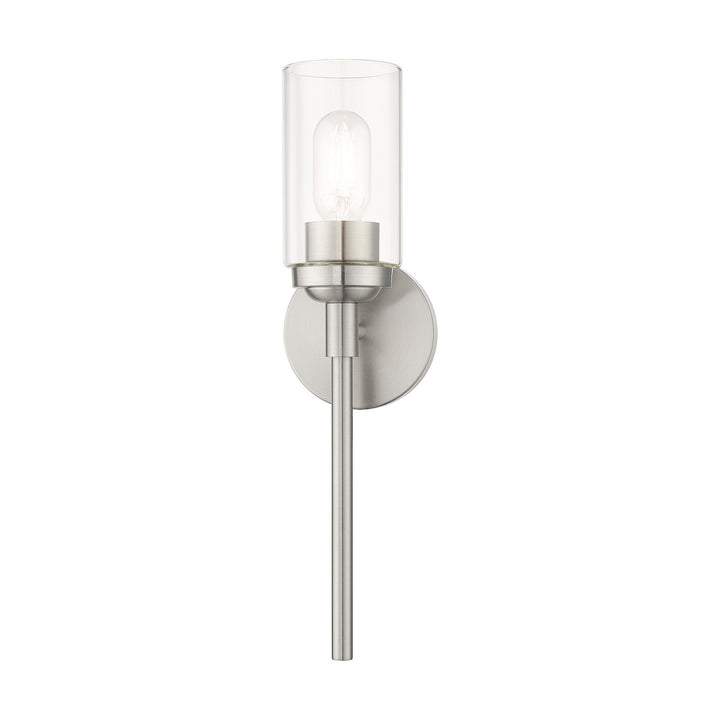 Livex Whittier 18081-91 Wall Sconce Light - Brushed Nickel