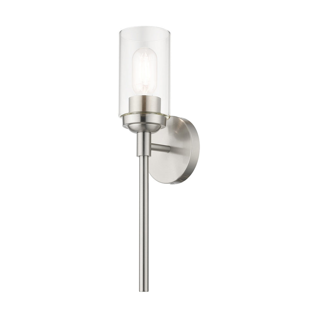 Livex Whittier 18081-91 Wall Sconce Light - Brushed Nickel