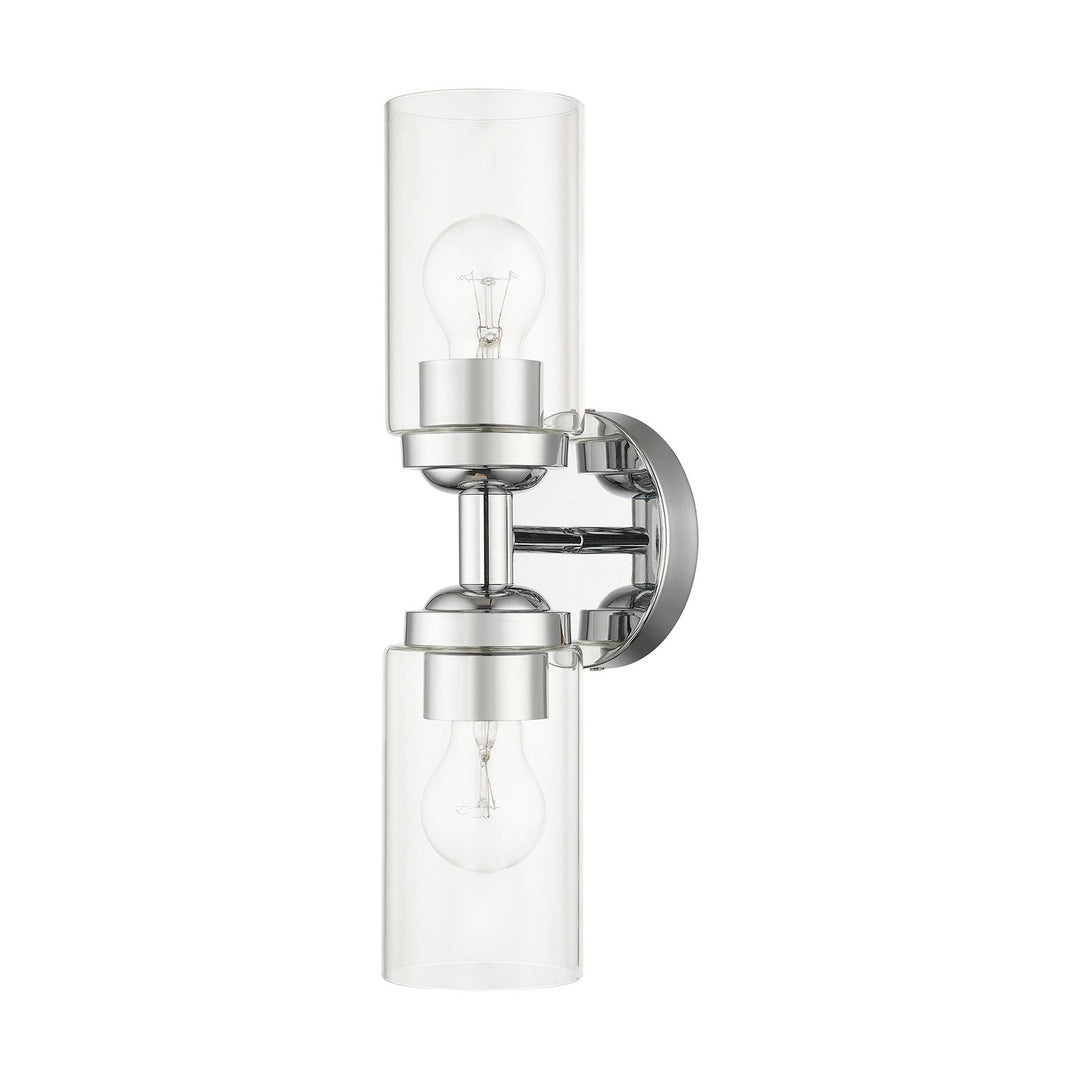 Livex Whittier 18082-05 Wall Sconce Light - Polished Chrome