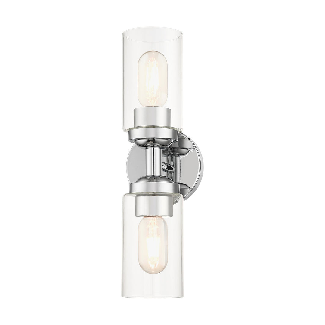 Livex Whittier 18082-05 Wall Sconce Light - Polished Chrome