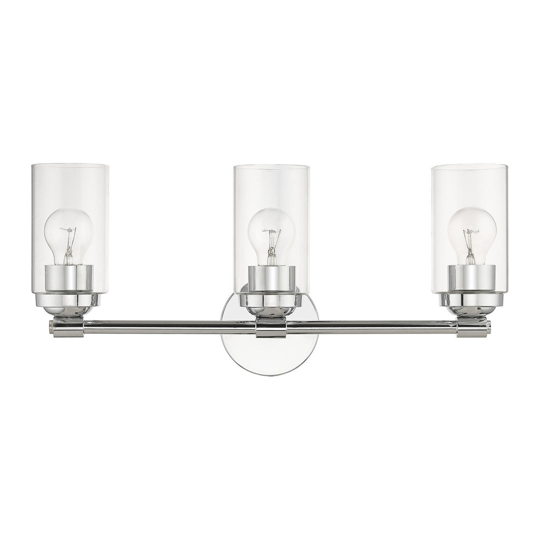 Livex Whittier 18083-05 Bath Vanity Light 22 in. wide - Polished Chrome