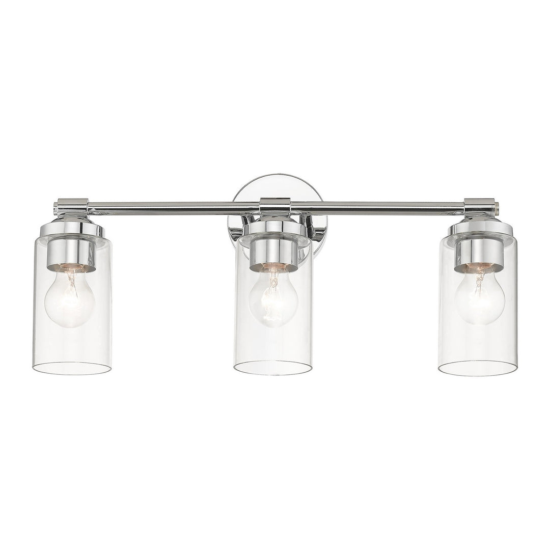 Livex Whittier 18083-05 Bath Vanity Light 22 in. wide - Polished Chrome