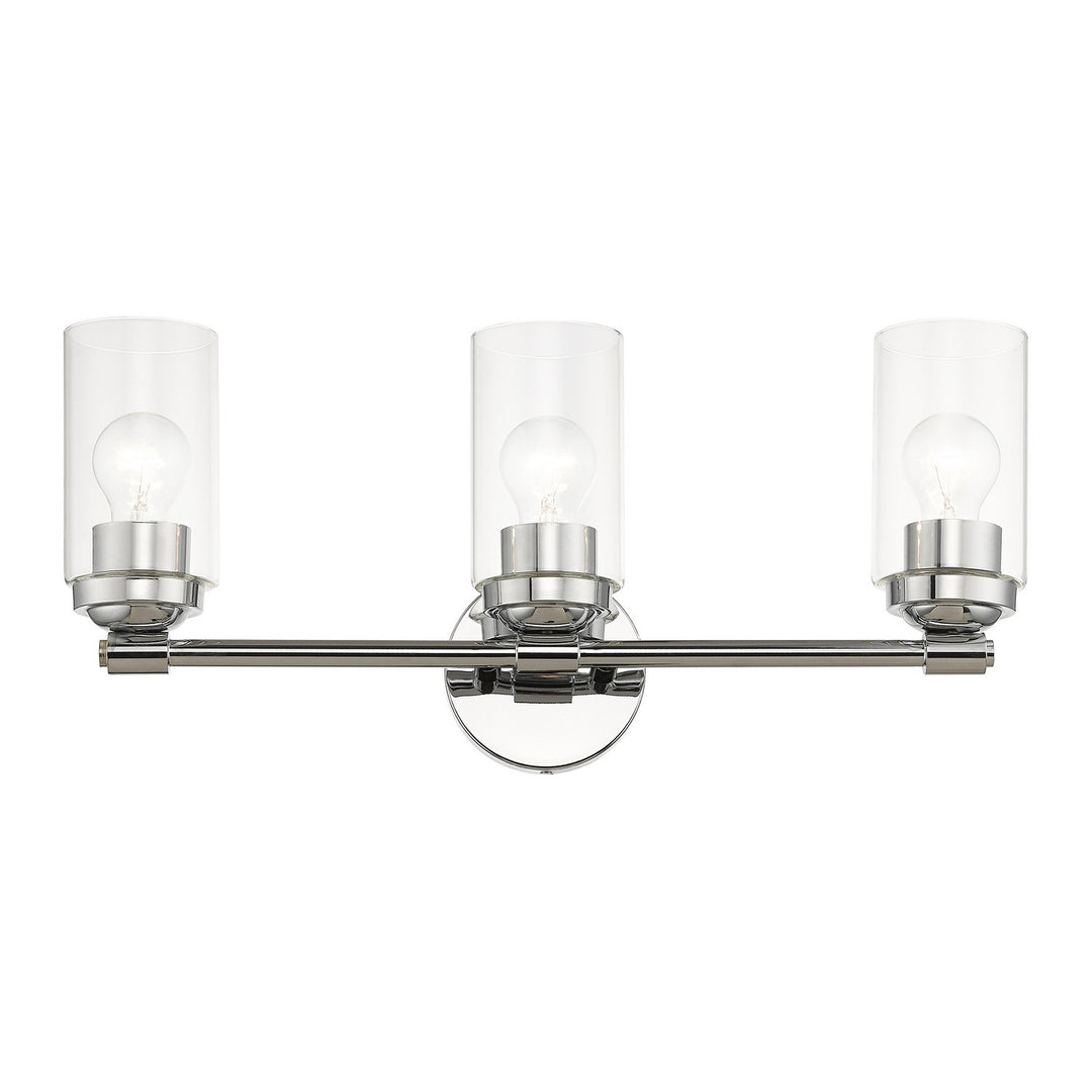 Livex Whittier 18083-05 Bath Vanity Light 22 in. wide - Polished Chrome