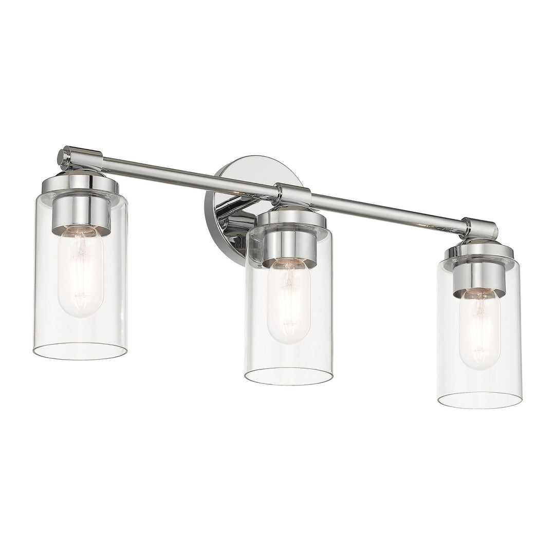 Livex Whittier 18083-05 Bath Vanity Light 22 in. wide - Polished Chrome