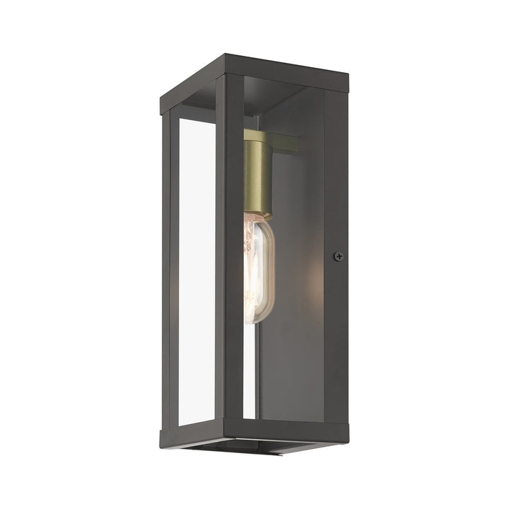 Livex Lighting 28032-07  Gaffney Outdoor Bronze With Antique Gold