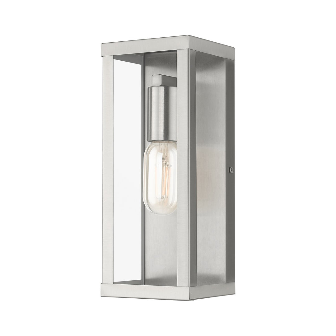 Livex Lighting 28032-91  Gaffney Outdoor Brushed Nickel