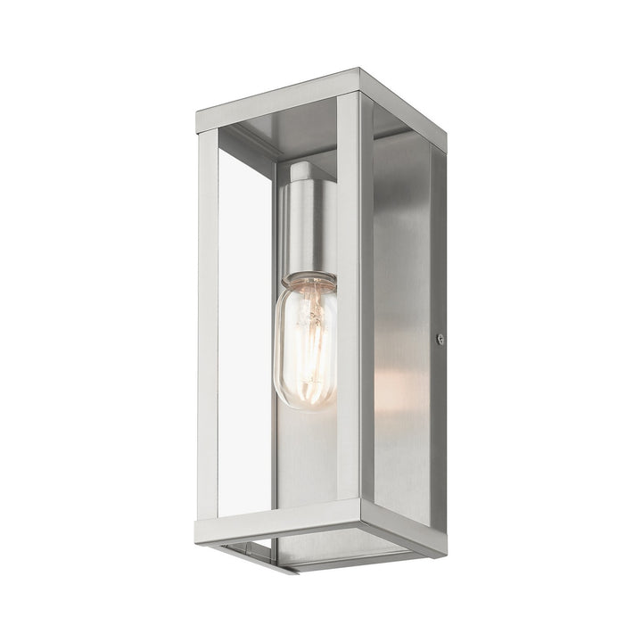 Livex Lighting 28032-91  Gaffney Outdoor Brushed Nickel