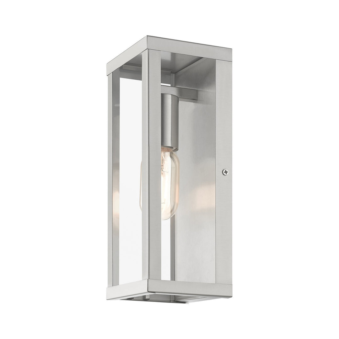 Livex Lighting 28032-91  Gaffney Outdoor Brushed Nickel