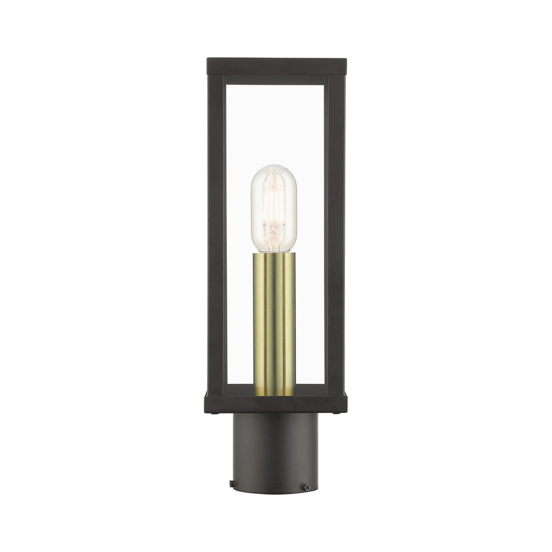 Livex Lighting 28034-07  Gaffney Outdoor Bronze With Antique Gold