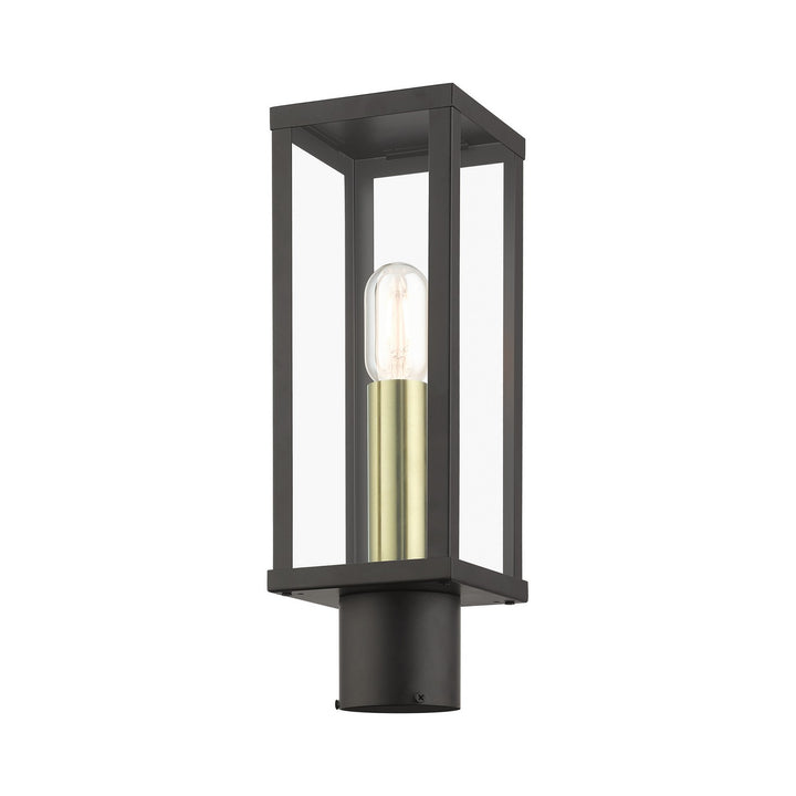 Livex Lighting 28034-07  Gaffney Outdoor Bronze With Antique Gold