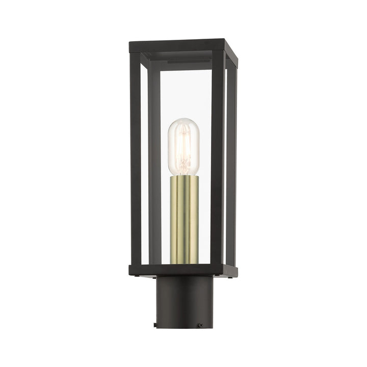 Livex Lighting 28034-07  Gaffney Outdoor Bronze With Antique Gold