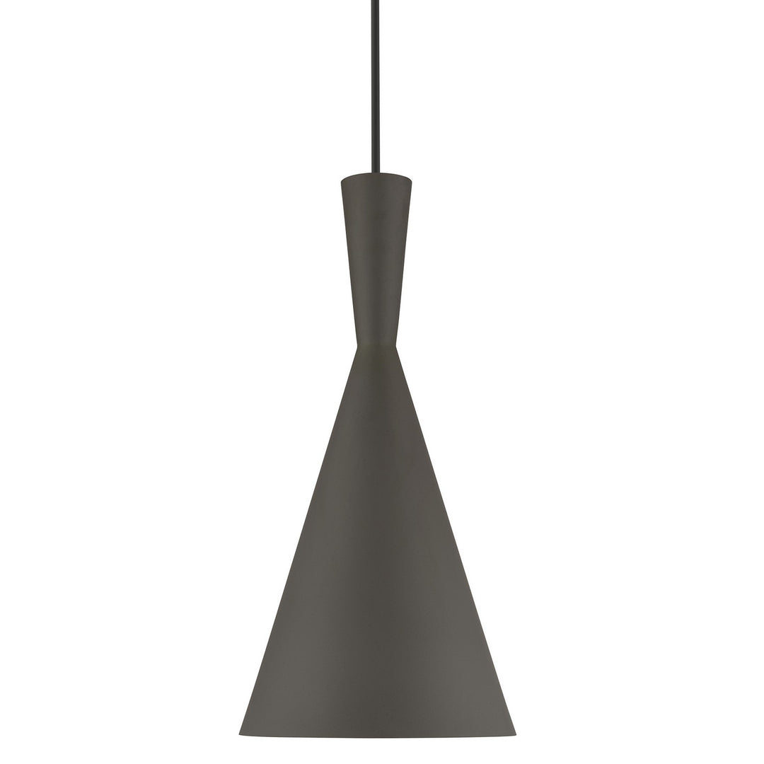 Livex Waldorf 41185-07 Pendant Light - Bronze with Antique Brass