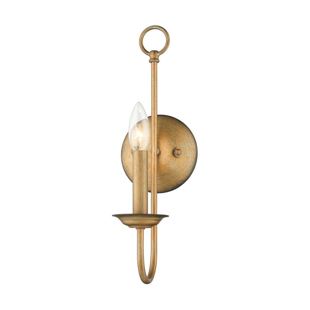 Livex Estate 42681-48 Wall Sconce Light - Antique Gold Leaf