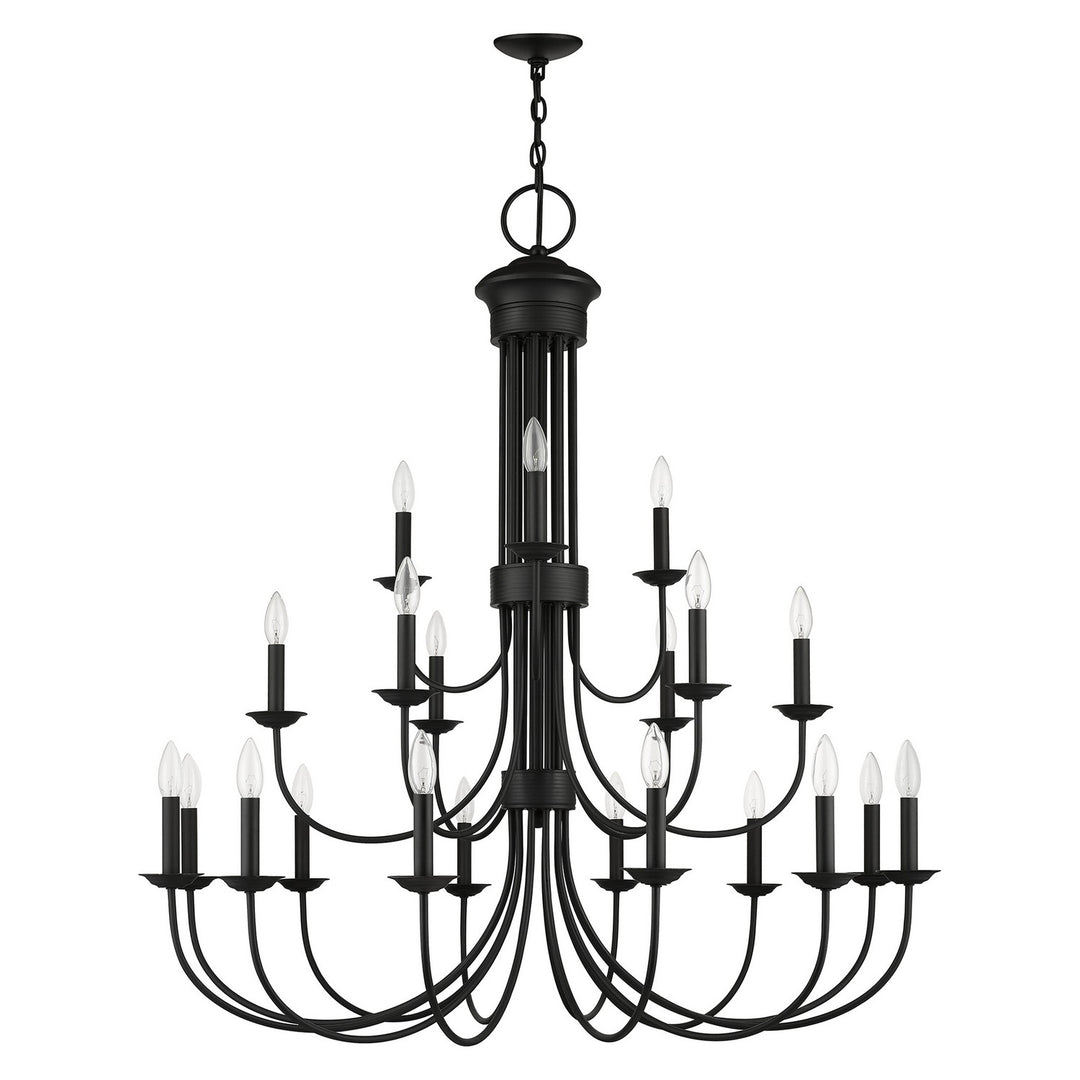 Livex Estate 42688-04 Chandelier Light - Black