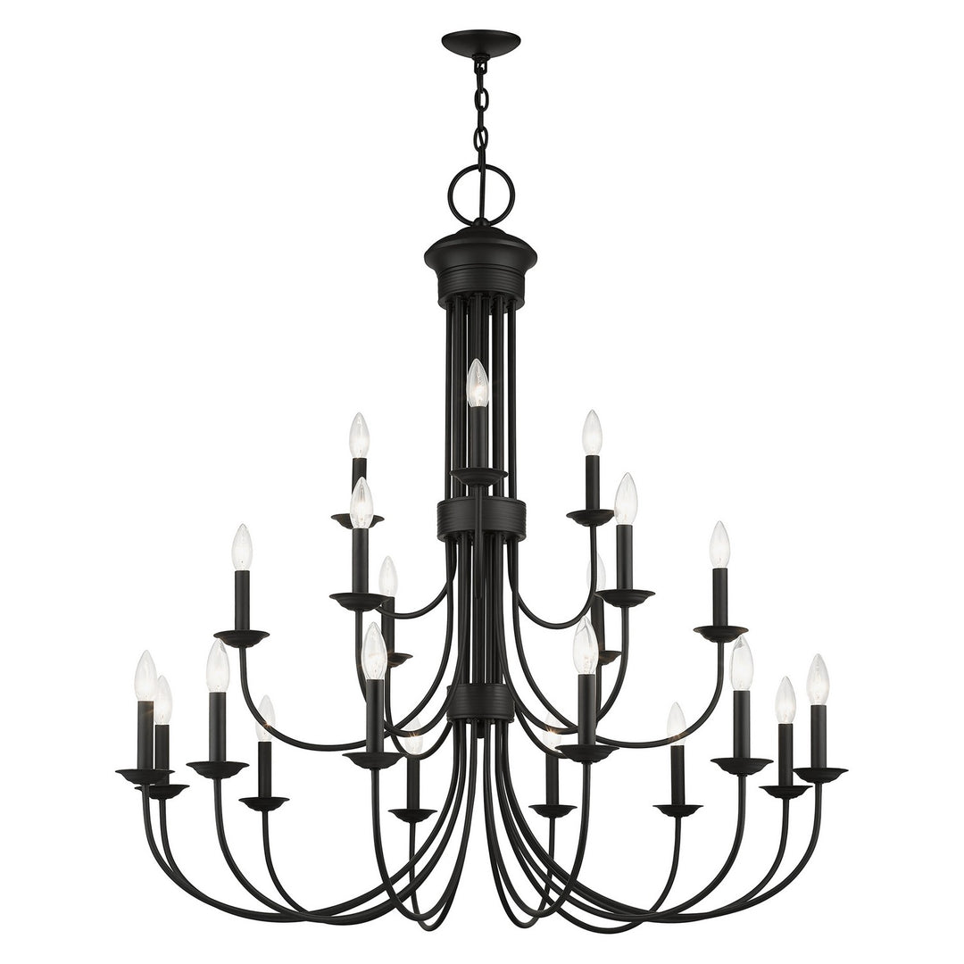 Livex Estate 42688-04 Chandelier Light - Black