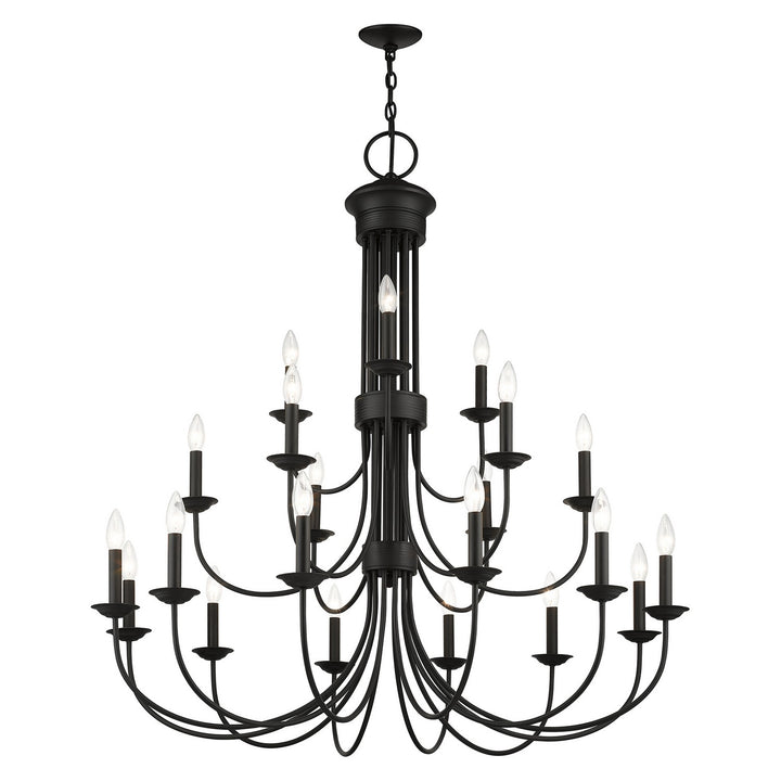 Livex Estate 42688-04 Chandelier Light - Black