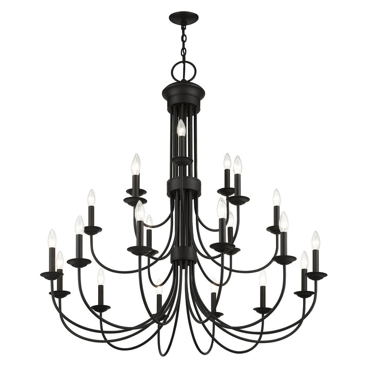 Livex Estate 42688-04 Chandelier Light - Black