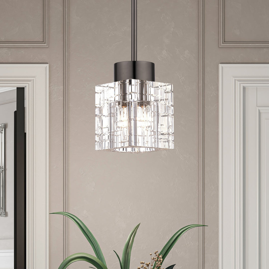 Livex Rotterdam 46181-46 Pendant Light - Black Chrome