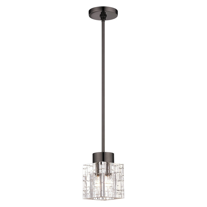 Livex Rotterdam 46181-46 Pendant Light - Black Chrome