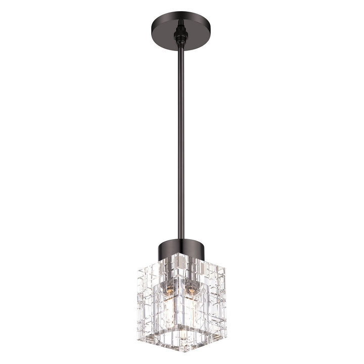 Livex Rotterdam 46181-46 Pendant Light - Black Chrome