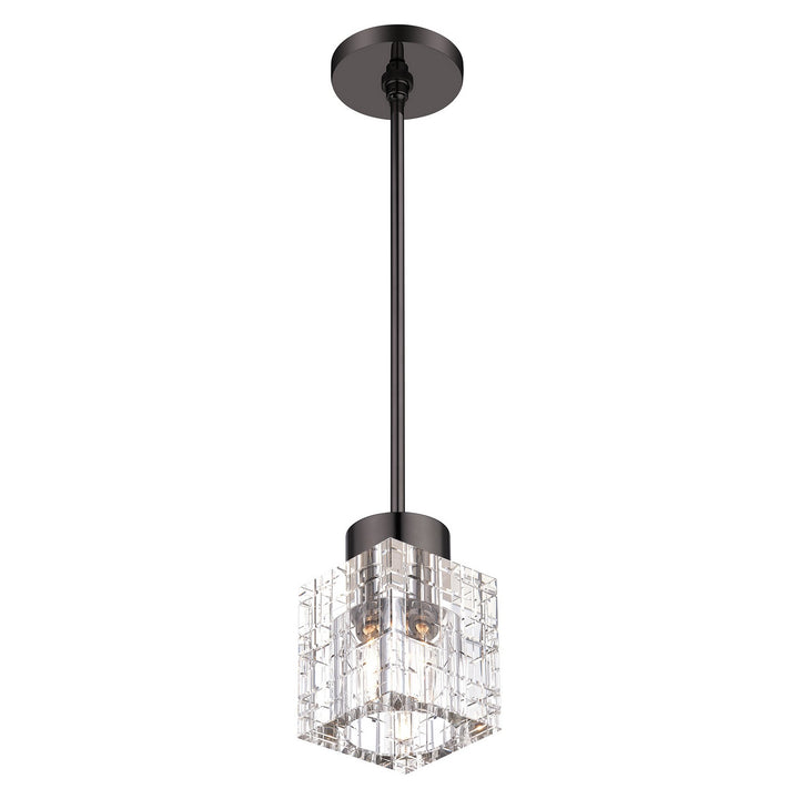 Livex Rotterdam 46181-46 Pendant Light - Black Chrome