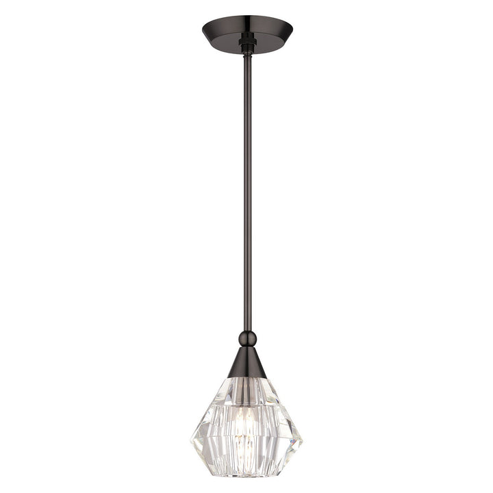 Livex Brussels 47071-46 Pendant Light - Black Chrome