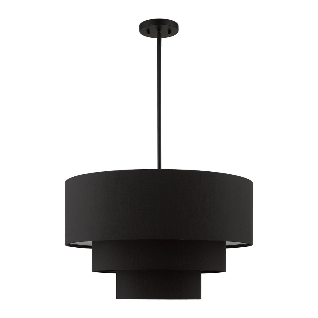 Livex Bainbridge 50274-04 Chandelier Light - Black