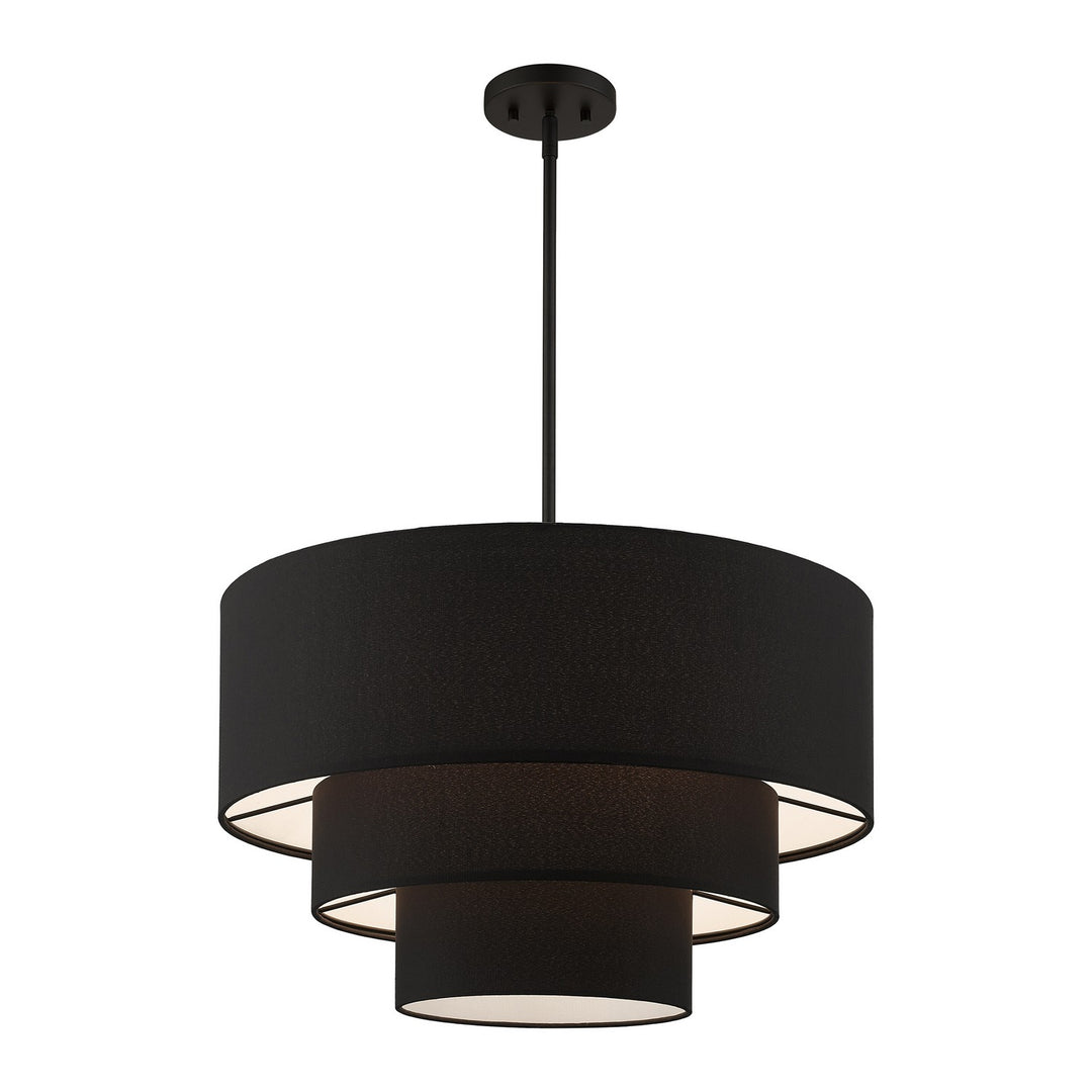 Livex Bainbridge 50274-04 Chandelier Light - Black