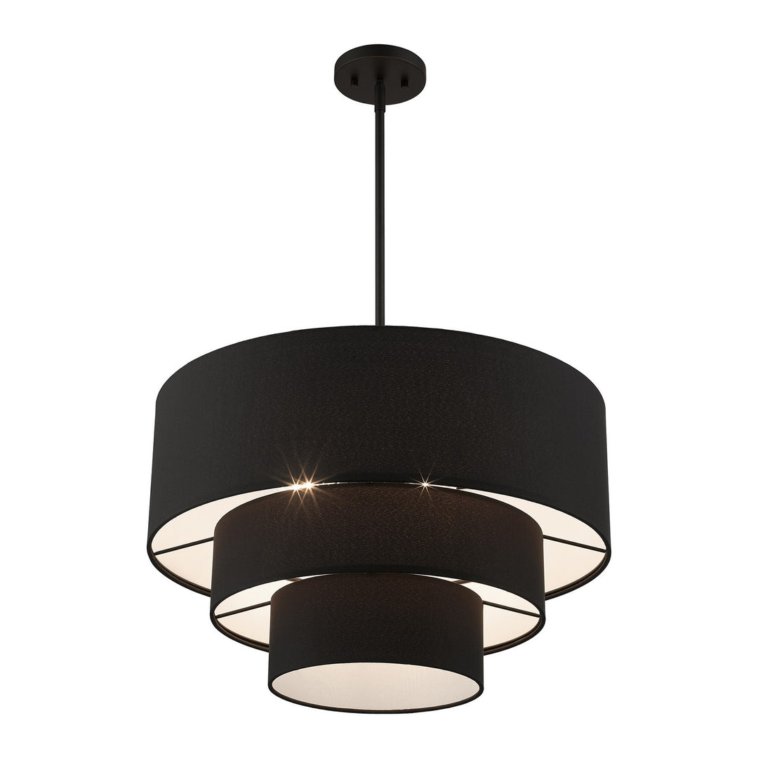 Livex Bainbridge 50274-04 Chandelier Light - Black