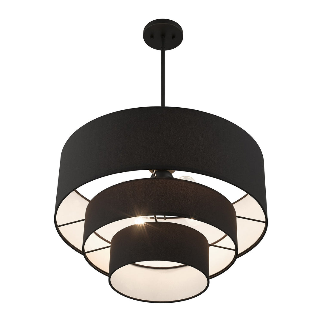 Livex Bainbridge 50274-04 Chandelier Light - Black