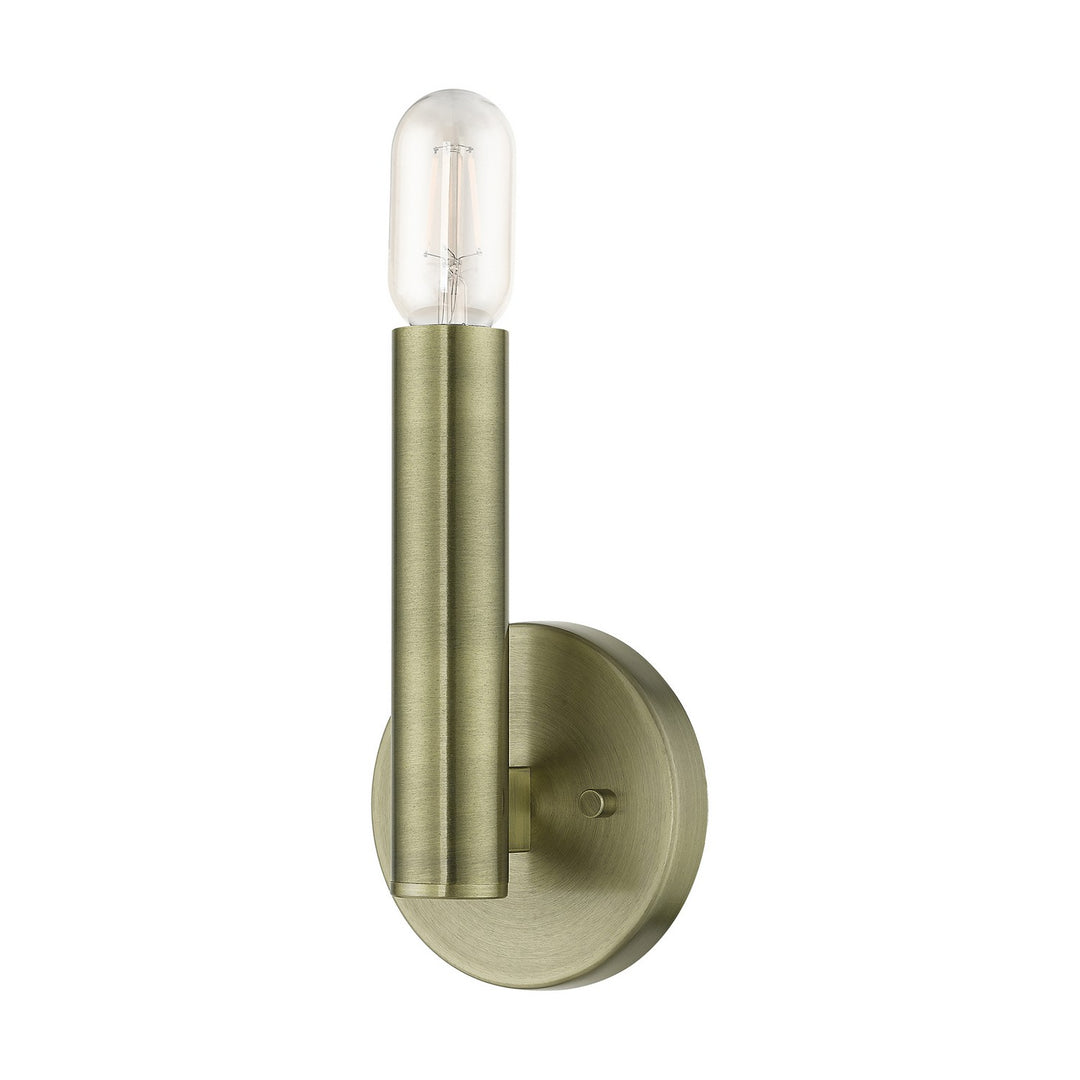 Livex Copenhagen 51131-01 Wall Sconce Light - Antique Brass