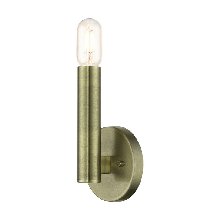 Livex Copenhagen 51131-01 Wall Sconce Light - Antique Brass