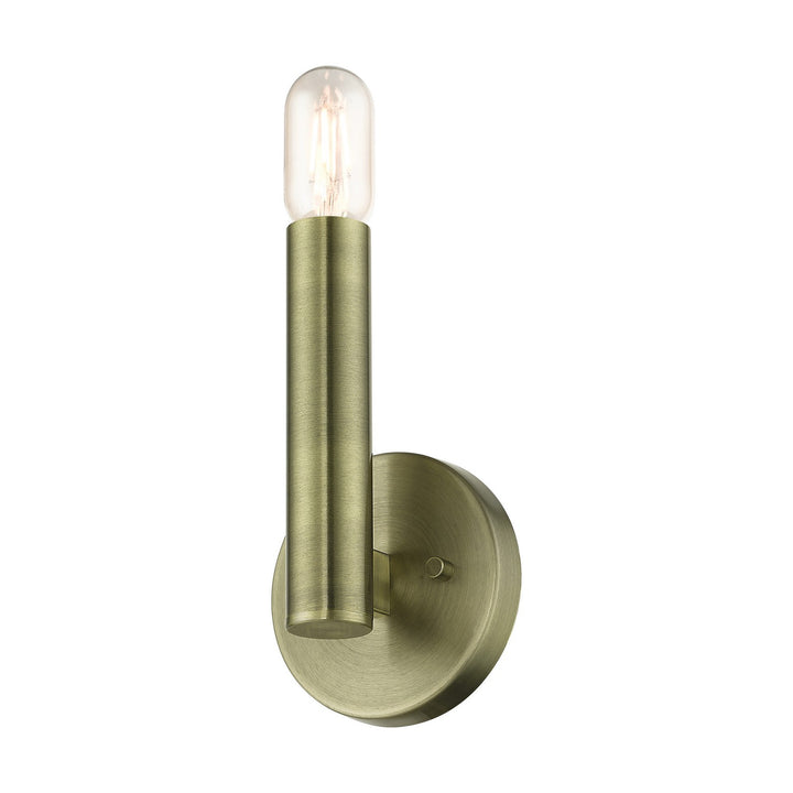 Livex Copenhagen 51131-01 Wall Sconce Light - Antique Brass