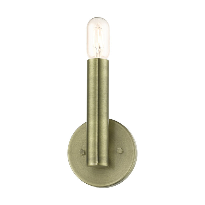 Livex Copenhagen 51131-01 Wall Sconce Light - Antique Brass