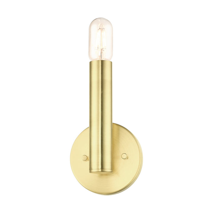 Livex Copenhagen 51131-12 Wall Sconce Light - Satin Brass