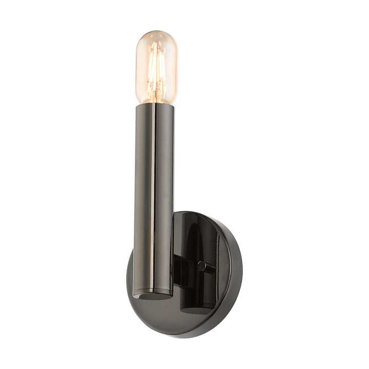 Livex Copenhagen 51131-46 Wall Sconce Light - Black Chrome