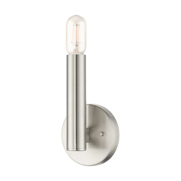 Livex Copenhagen 51131-91 Wall Sconce Light - Brushed Nickel