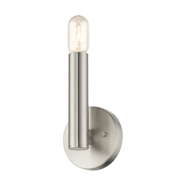 Livex Copenhagen 51131-91 Wall Sconce Light - Brushed Nickel