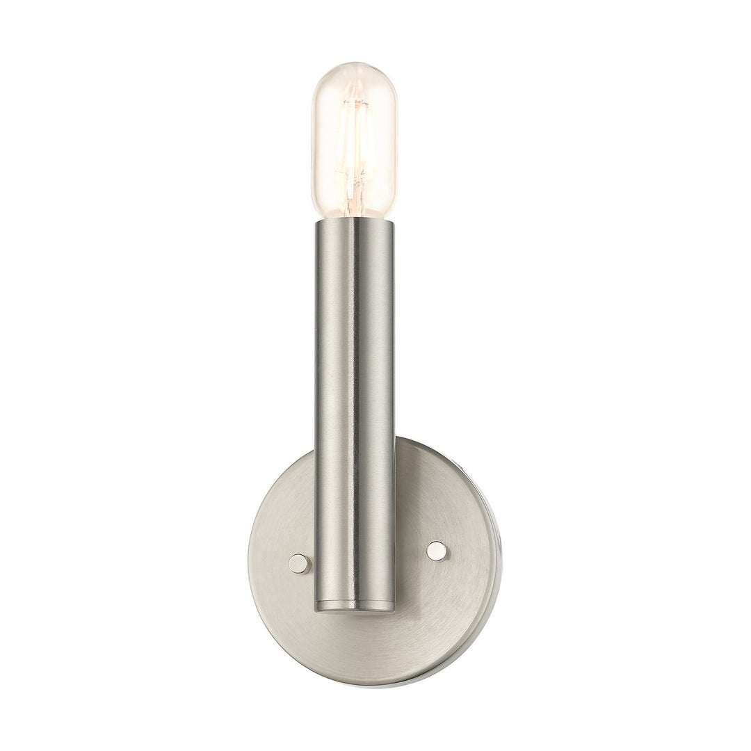 Livex Copenhagen 51131-91 Wall Sconce Light - Brushed Nickel