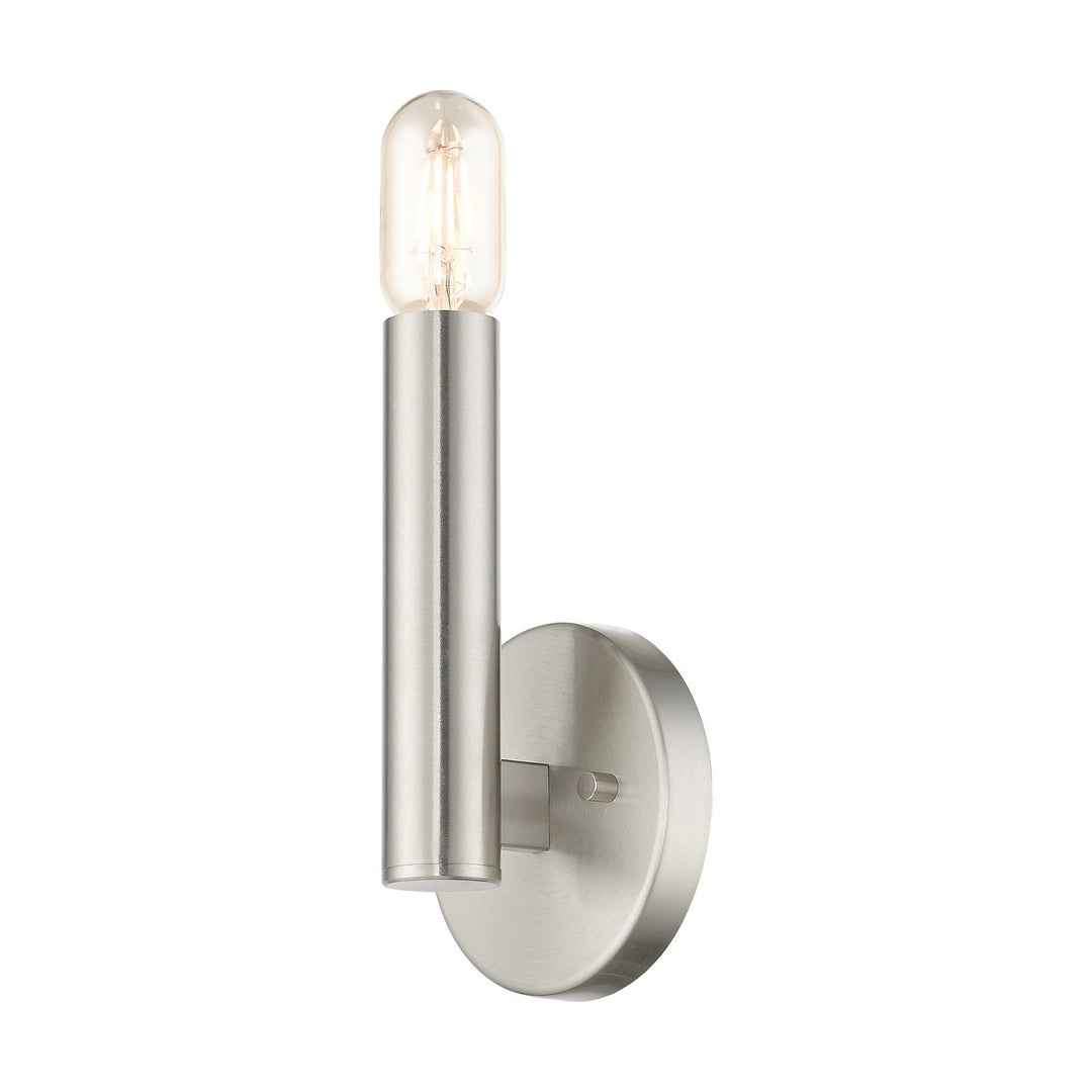 Livex Copenhagen 51131-91 Wall Sconce Light - Brushed Nickel