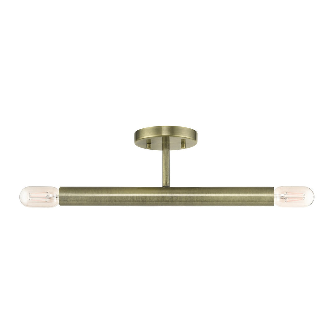 Livex Copenhagen 51139-01 Ceiling Light - Antique Brass