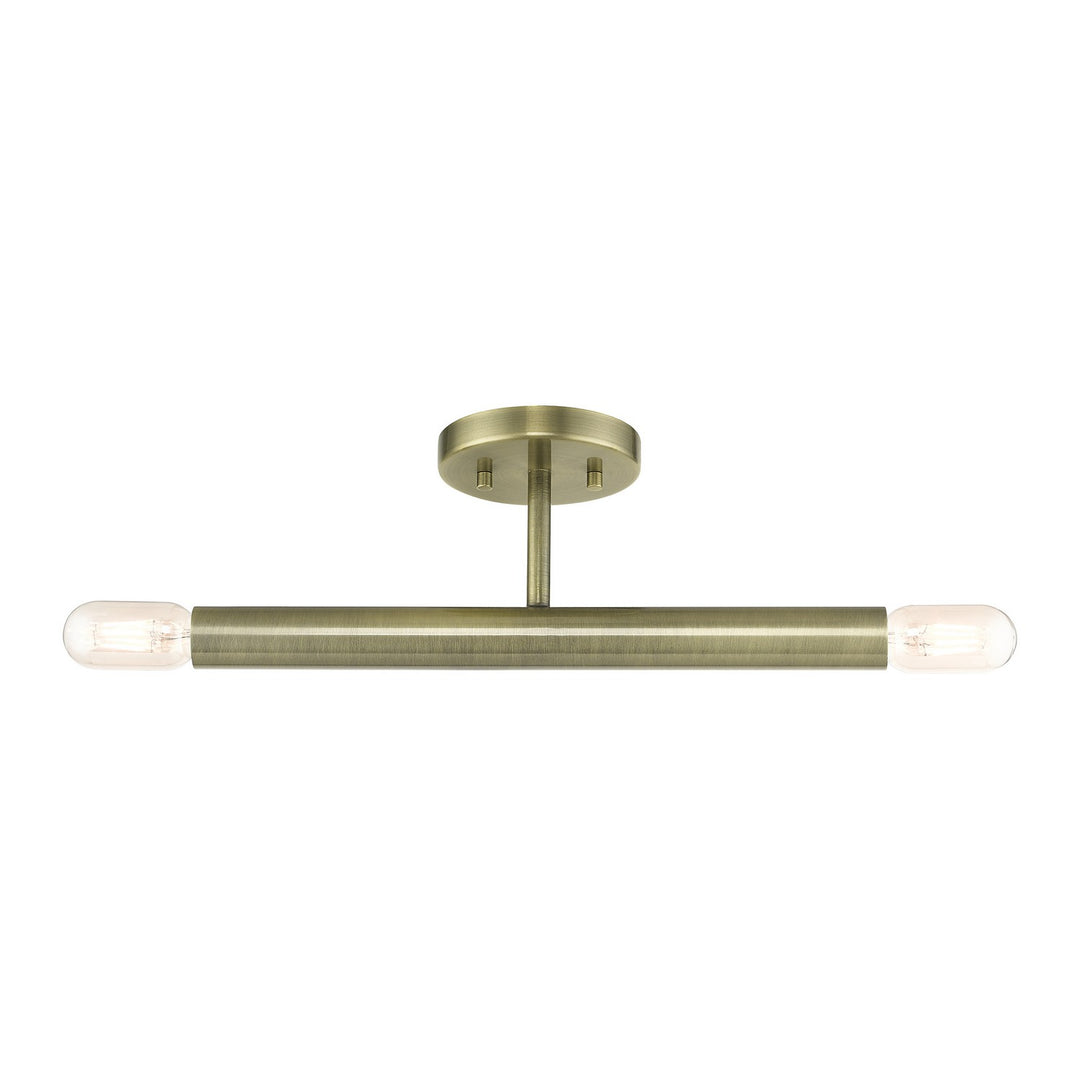 Livex Copenhagen 51139-01 Ceiling Light - Antique Brass