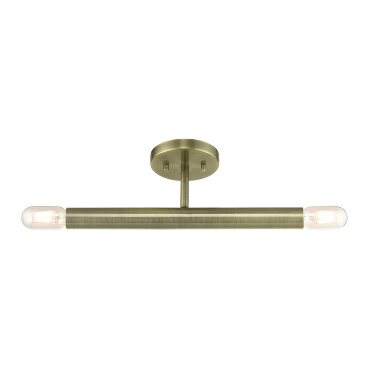 Livex Copenhagen 51139-01 Ceiling Light - Antique Brass