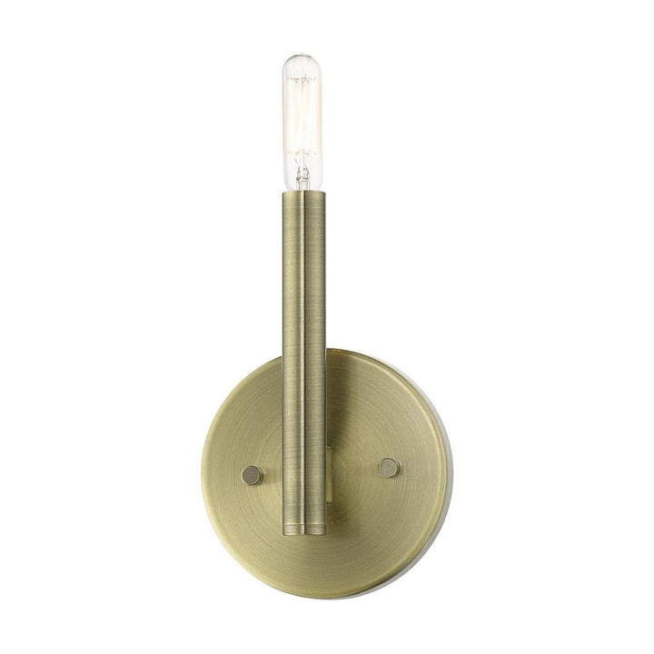 Livex Copenhagen 51171-01 Wall Sconce Light - Antique Brass