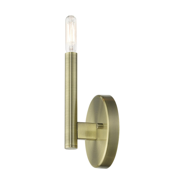 Livex Copenhagen 51171-01 Wall Sconce Light - Antique Brass