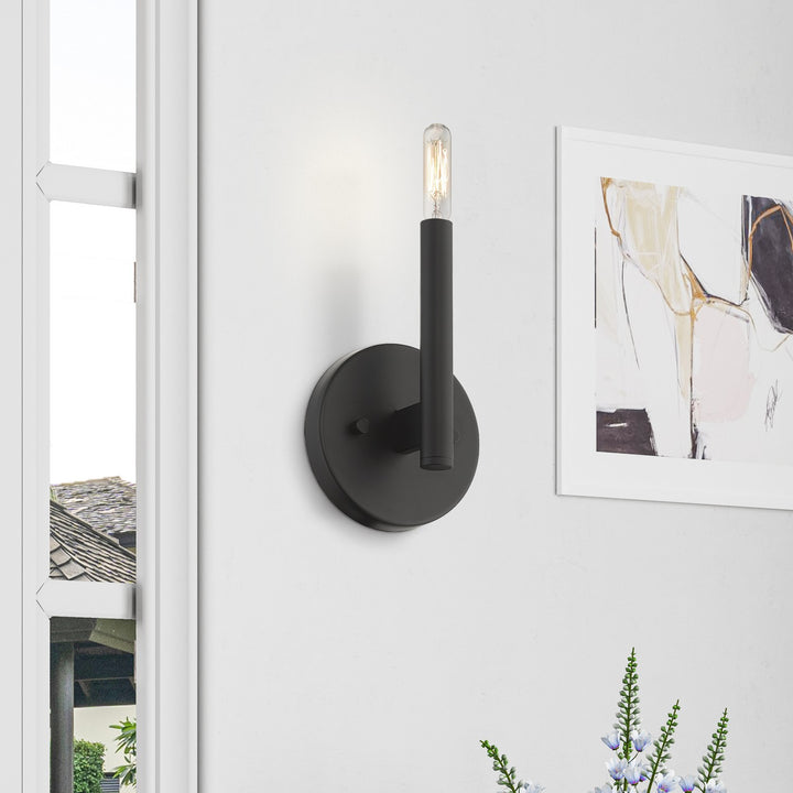 Livex Copenhagen 51171-04 Wall Sconce Light - Black