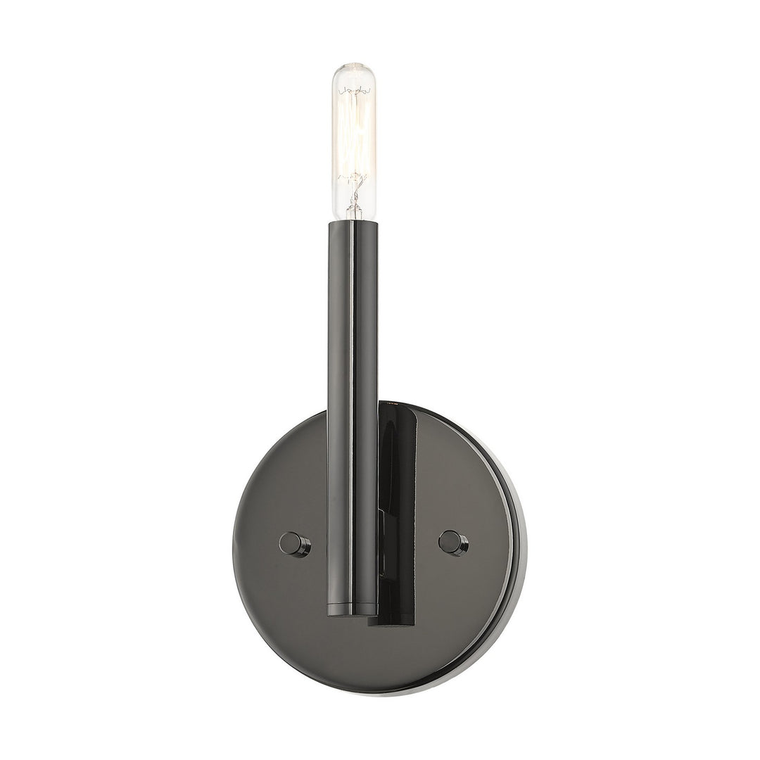 Livex Copenhagen 51171-46 Wall Sconce Light - Black Chrome