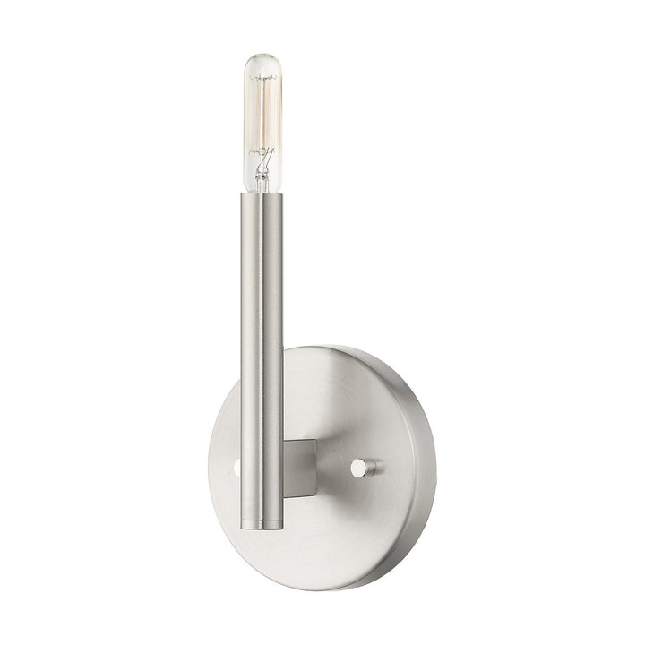 Livex Copenhagen 51171-91 Wall Sconce Light - Brushed Nickel