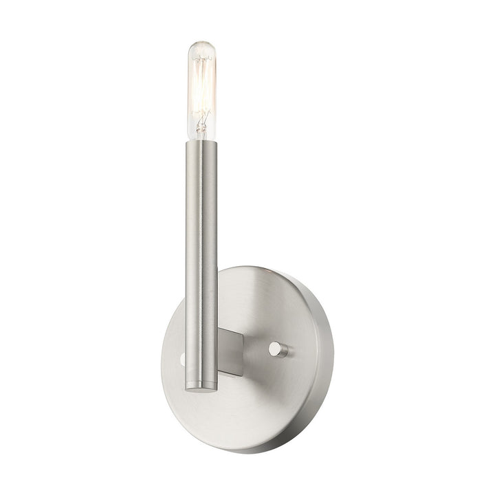 Livex Copenhagen 51171-91 Wall Sconce Light - Brushed Nickel